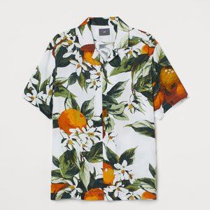 Relaxed Fit Patterned Resort Shirt